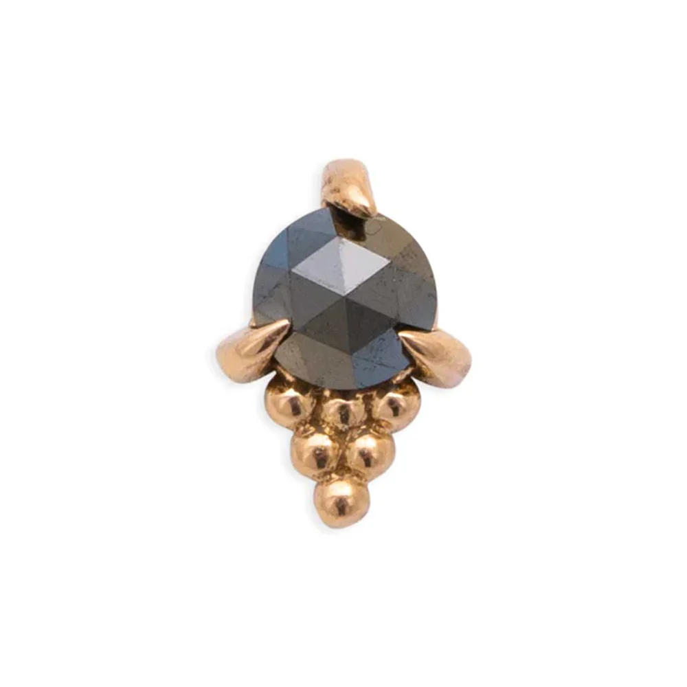 threadless: "Jolene" Pin in Gold with Gemstone - Image 6