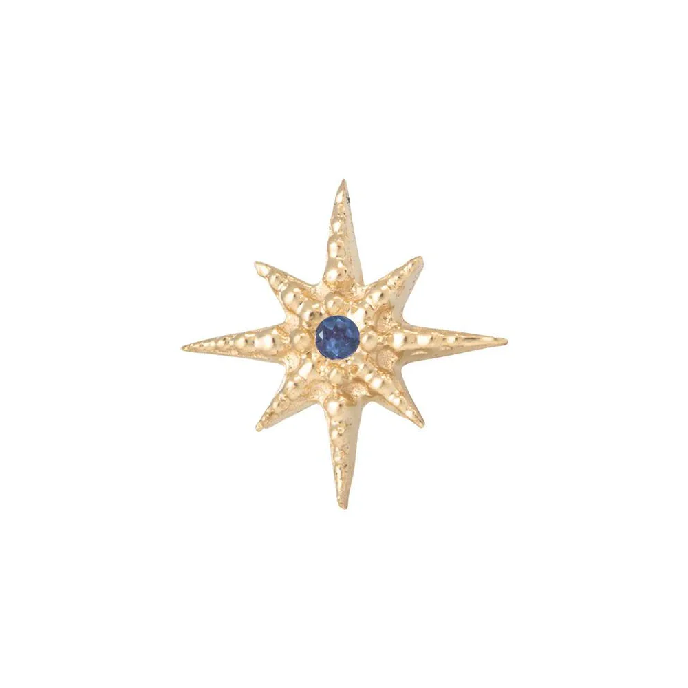 threadless: Lustre Pin in Gold with Gemstone - Image 10