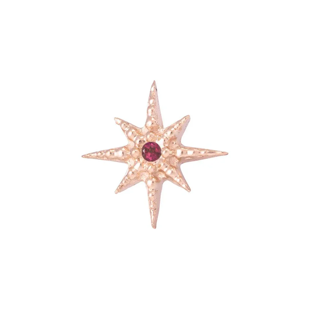 threadless: Lustre Pin in Gold with Gemstone - Image 13