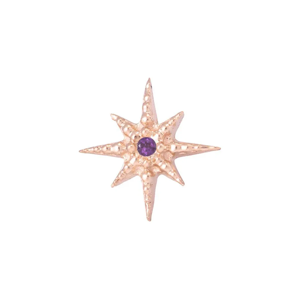 threadless: Lustre Pin in Gold with Gemstone - Image 17