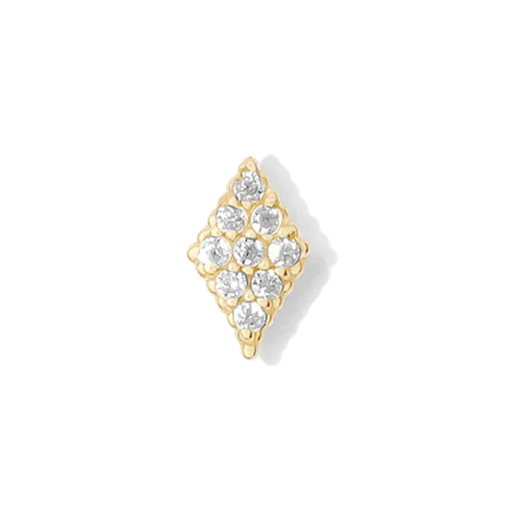 threadless: Mini Fate Pin in Gold with Gemstones