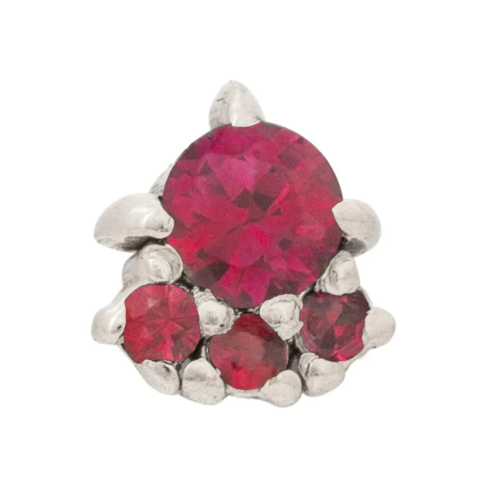 threadless: "Palace" Pin in Gold with Gemstones - Image 11