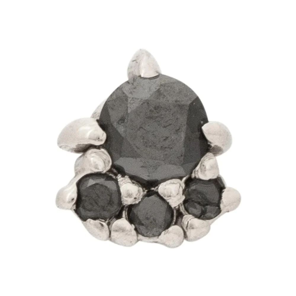 threadless: "Palace" Pin in Gold with Gemstones - Image 5