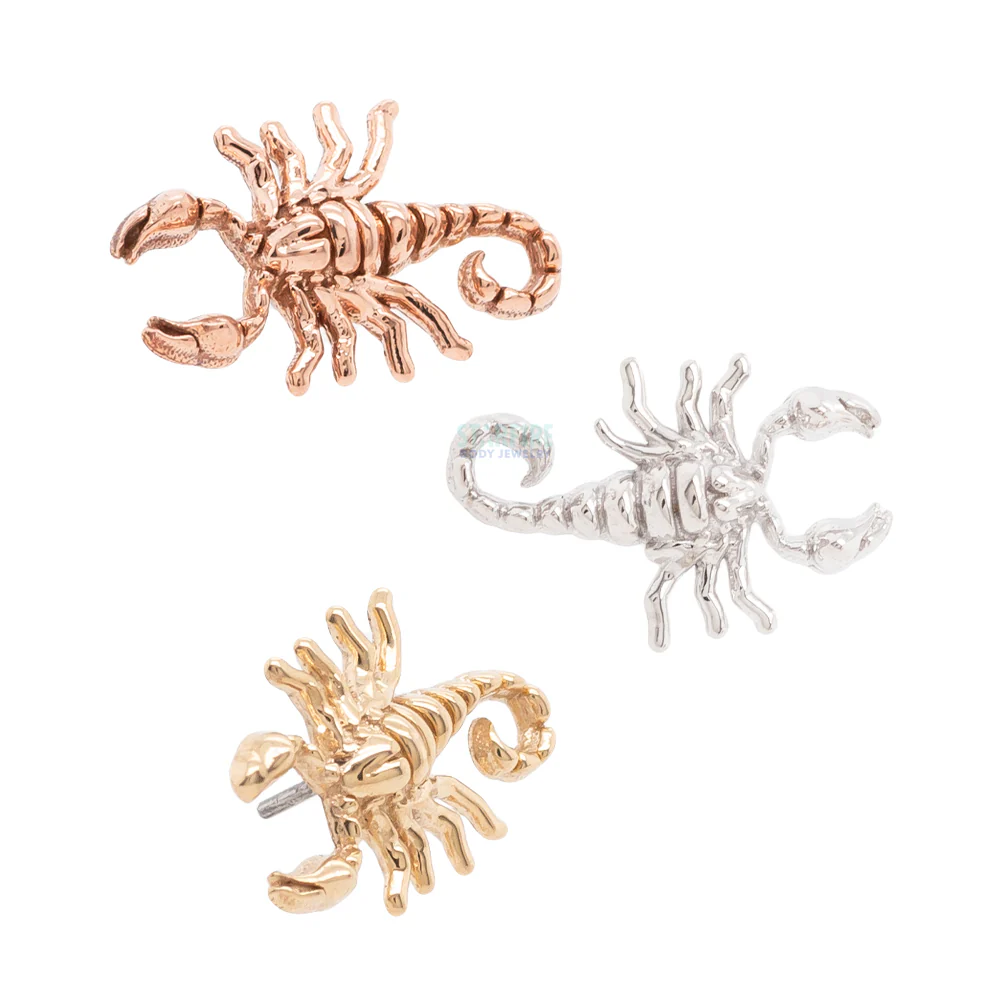threadless: Scorpion Pin in Gold
