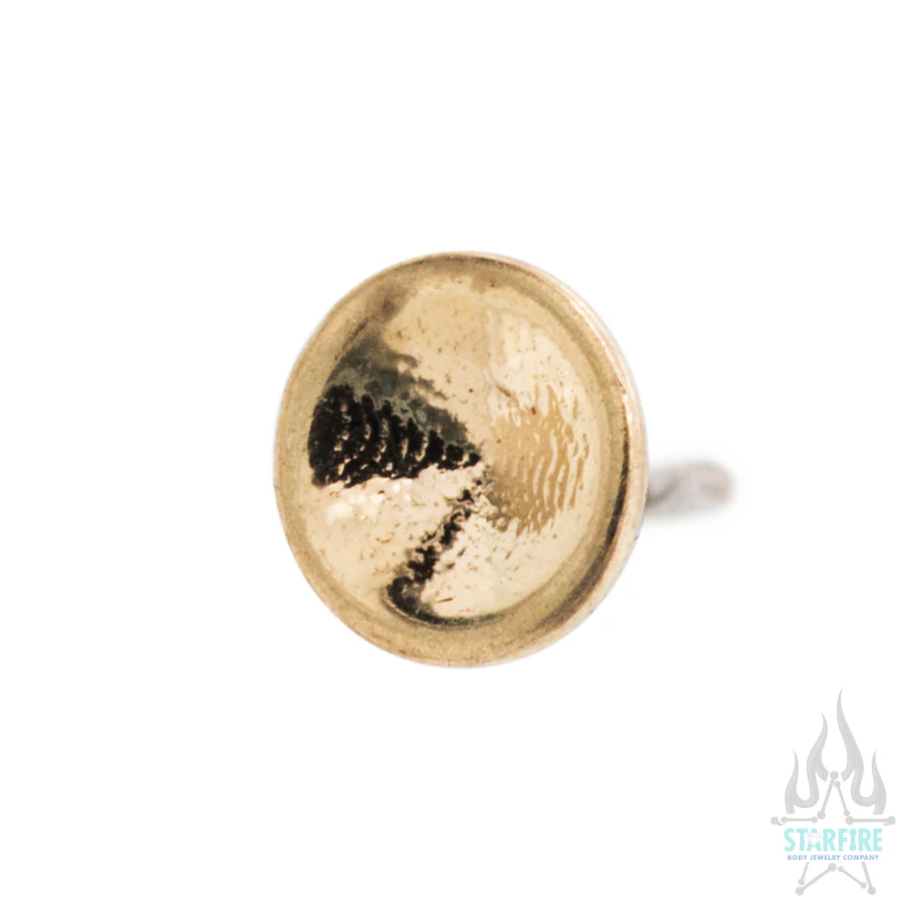threadless: "Singing Bowl" Pin in Gold - Image 2