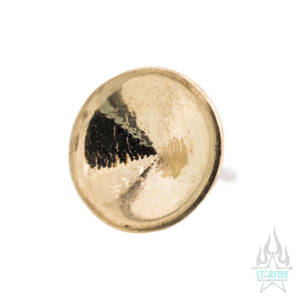threadless: "Singing Bowl" Pin in Gold - Image 3
