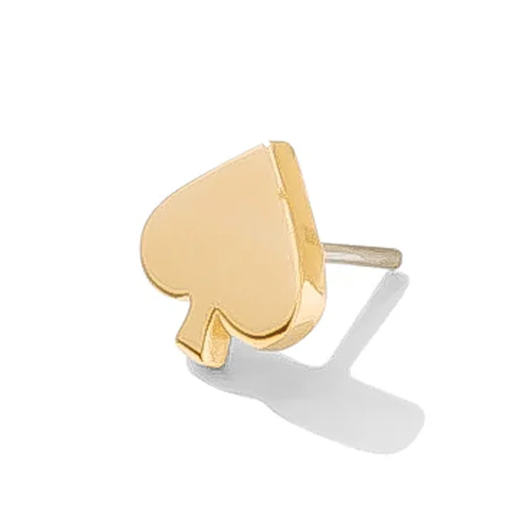 threadless: Spades Pin in Gold - Image 2