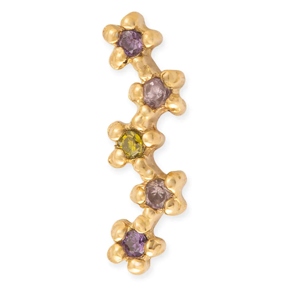 threadless: Stardust Pin in Gold - 'Space Haze' Collection - Image 3