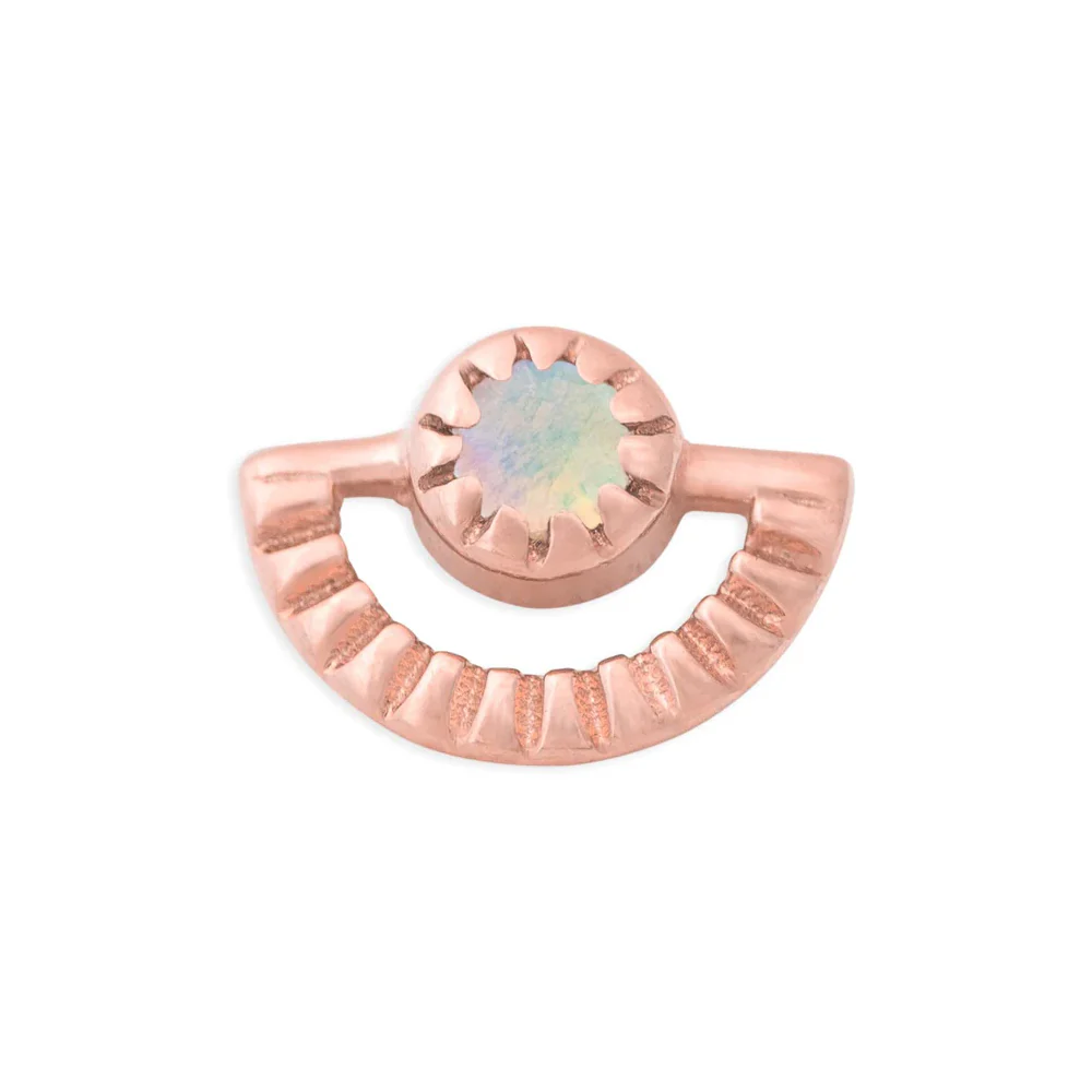 threadless: Sun Rays Pin in Gold with Gemstone - Image 11
