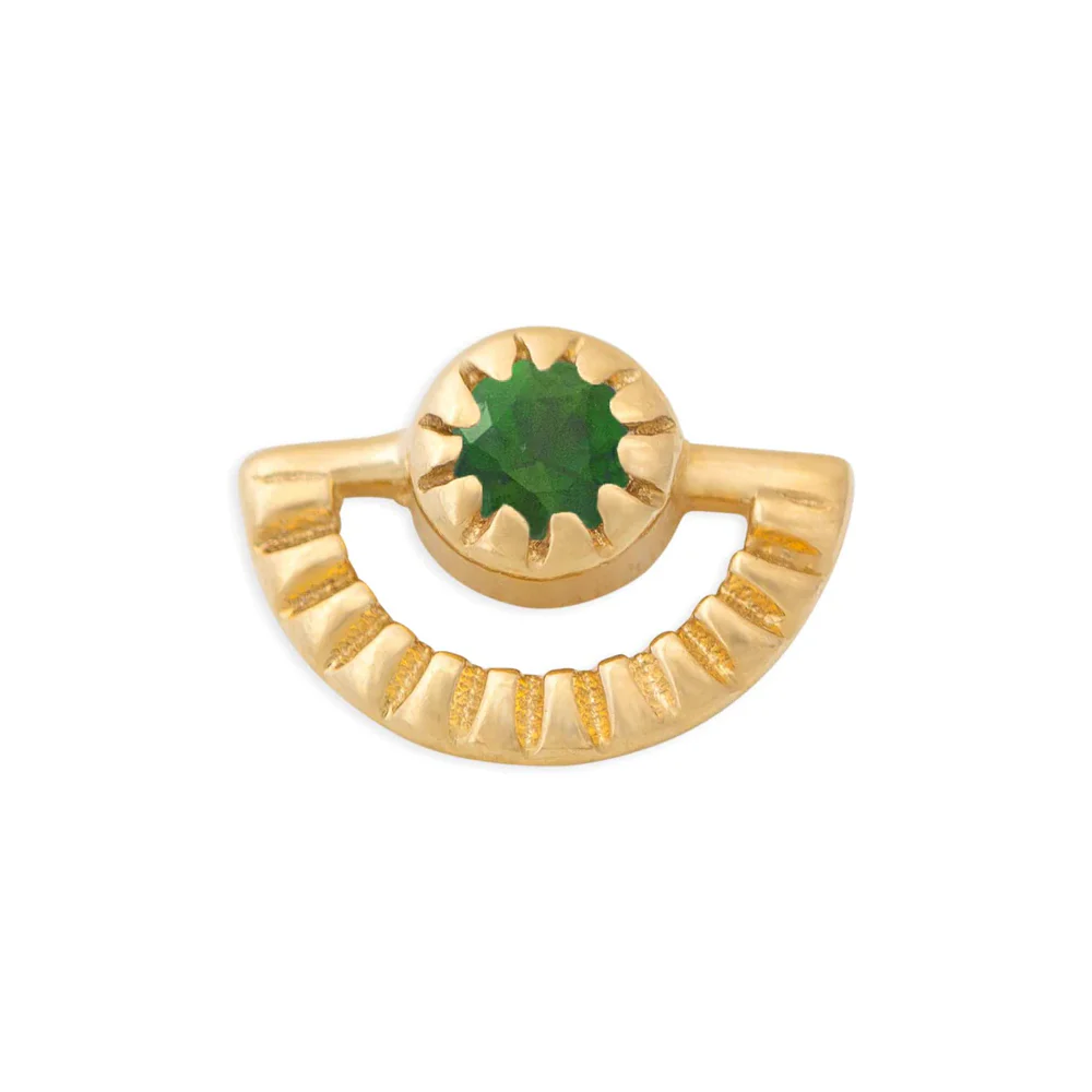 threadless: Sun Rays Pin in Gold with Gemstone - Image 19