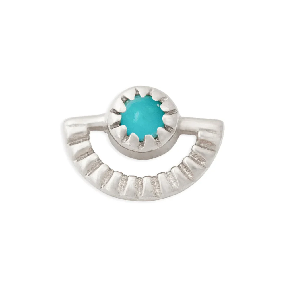threadless: Sun Rays Pin in Gold with Gemstone - Image 25