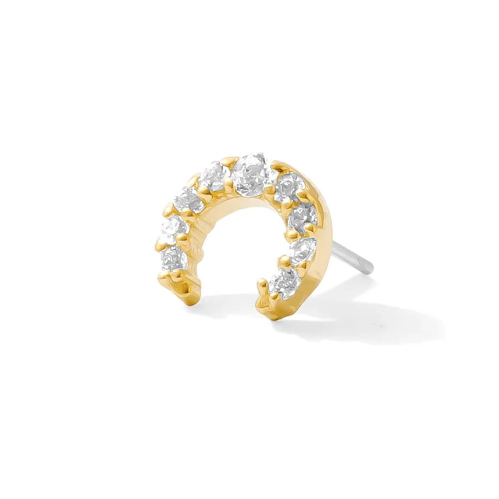 threadless: Ultra Coven Pin in Gold with Gemstones - Image 2