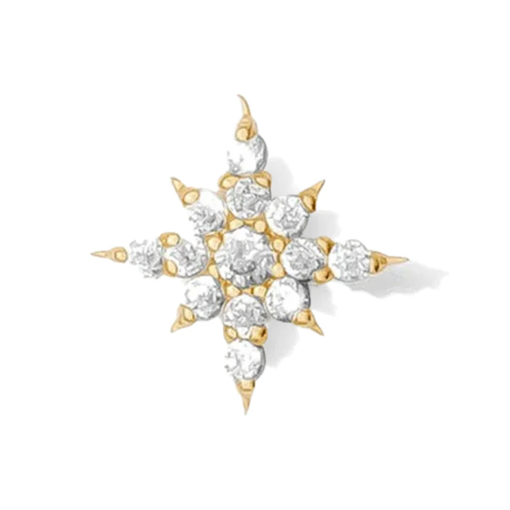 threadless: Ultra Lustre Pin in Gold with Gemstones