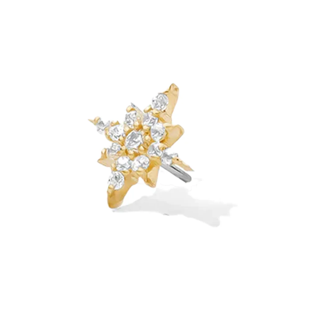 threadless: Ultra Lustre Pin in Gold with Gemstones - Image 2