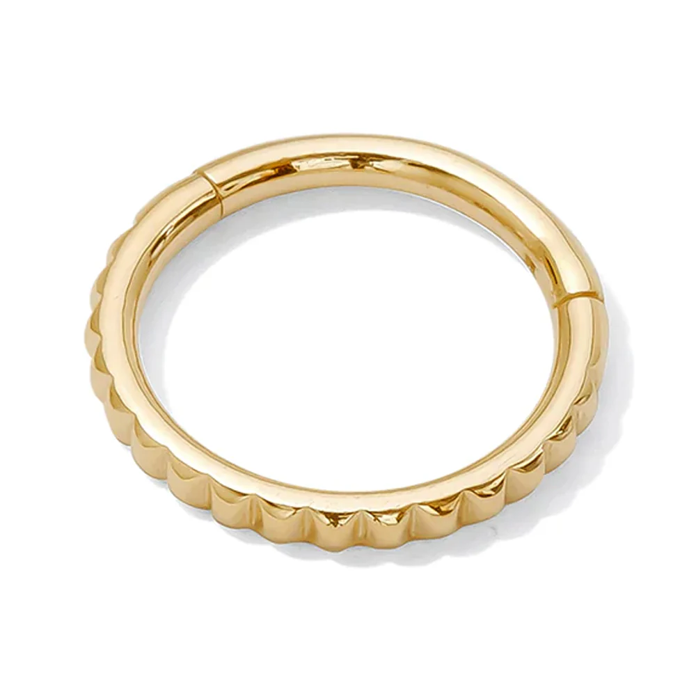 "Tokyo" Hinge Ring / Clicker in Gold - Image 2