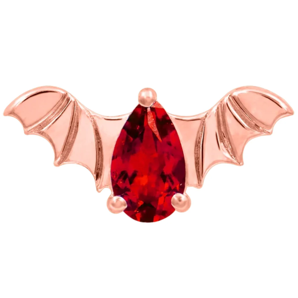threadless: Bat End in Gold with CZ - Image 12