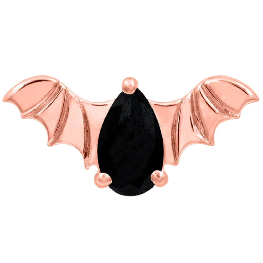 threadless: Bat End in Gold with CZ - Image 15