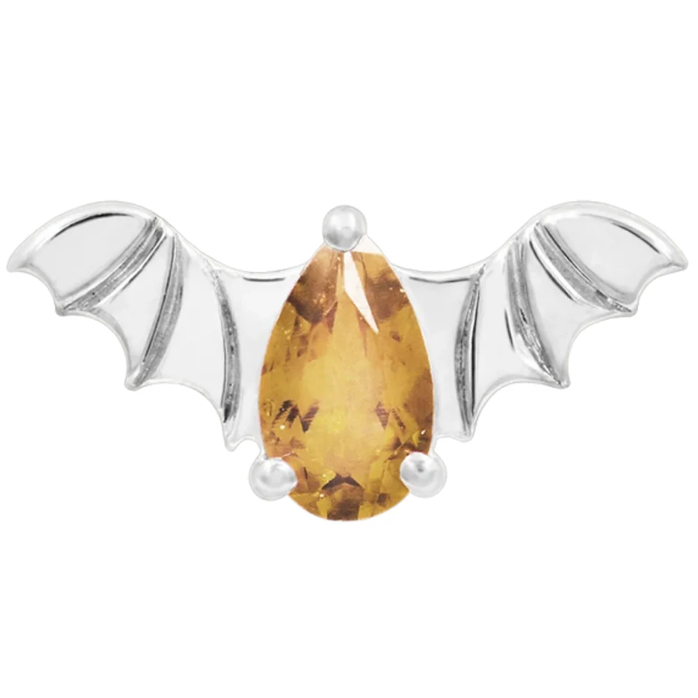 threadless: Bat End in Gold with CZ - Image 23