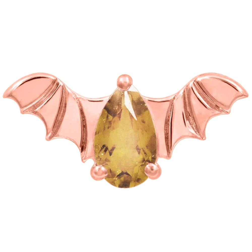 threadless: Bat End in Gold with CZ - Image 24