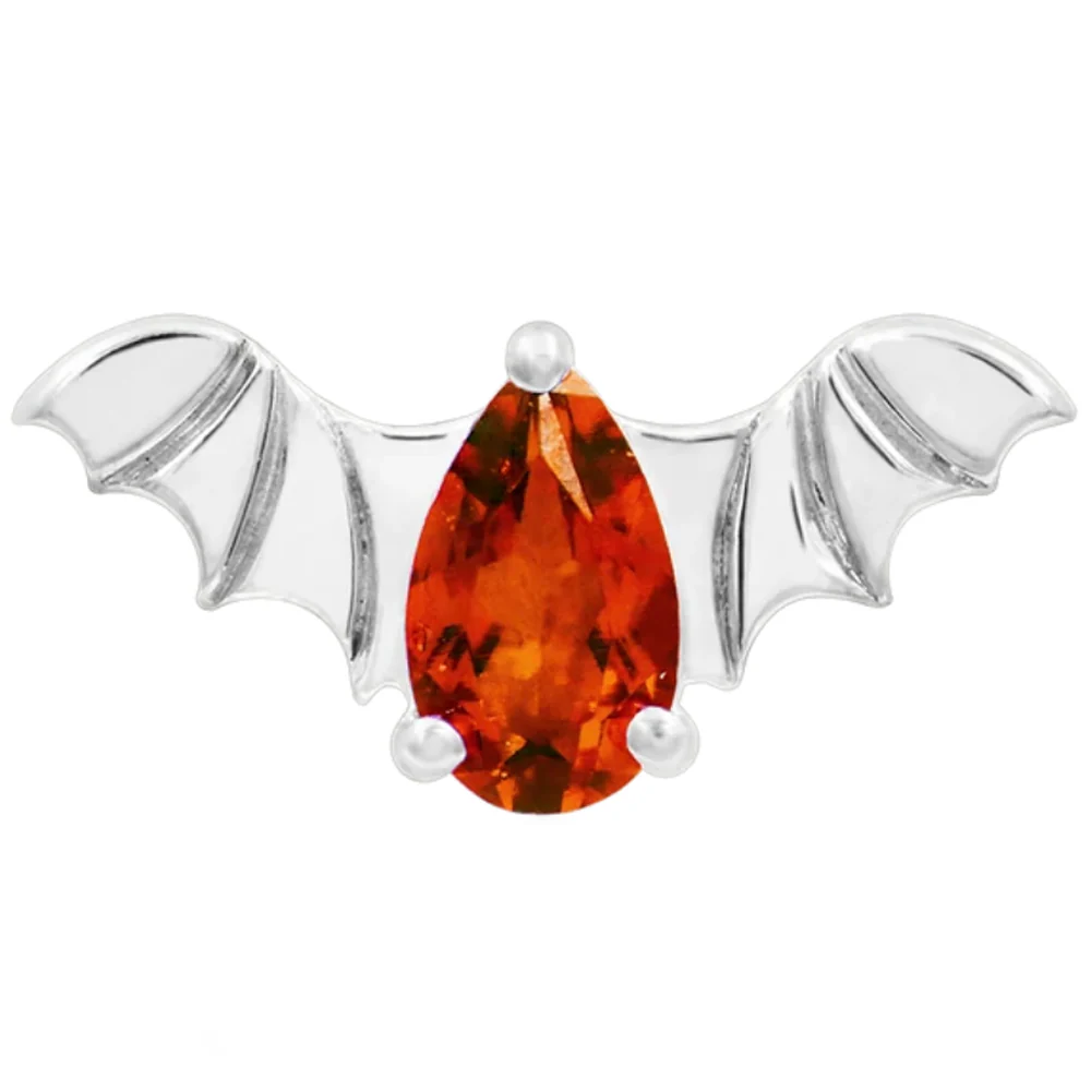 threadless: Bat End in Gold with CZ - Image 5