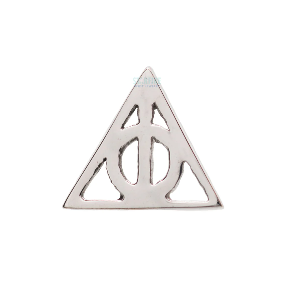 threadless: "Deathly Hallows" Pin in Gold - Image 4