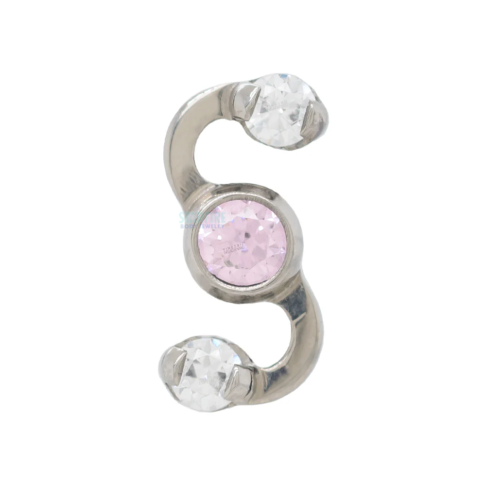 threadless: "Duality" with Faceted Gems End - custom color combos - Image 2
