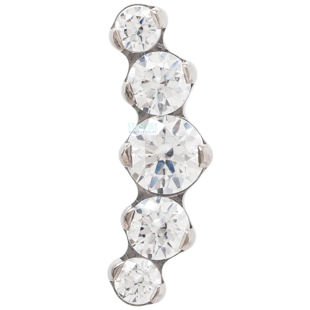 threadless: "Prium" Faceted Gem Cluster End - Image 3