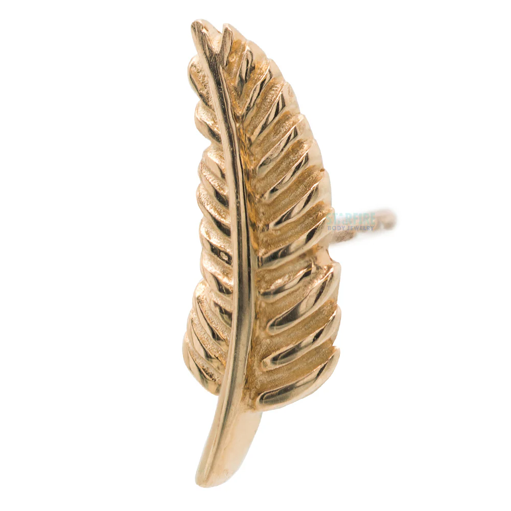 threadless: Feather Quill End in Gold - Image 3