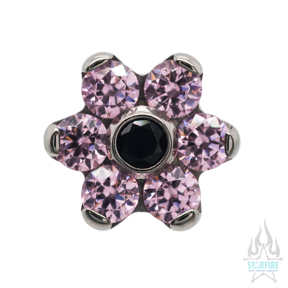 threadless: Flower with Faceted Gems End - custom color combos - Image 2