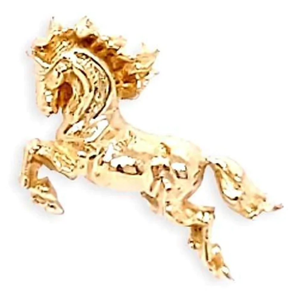 threadless: Horse Pin in Gold - Image 4