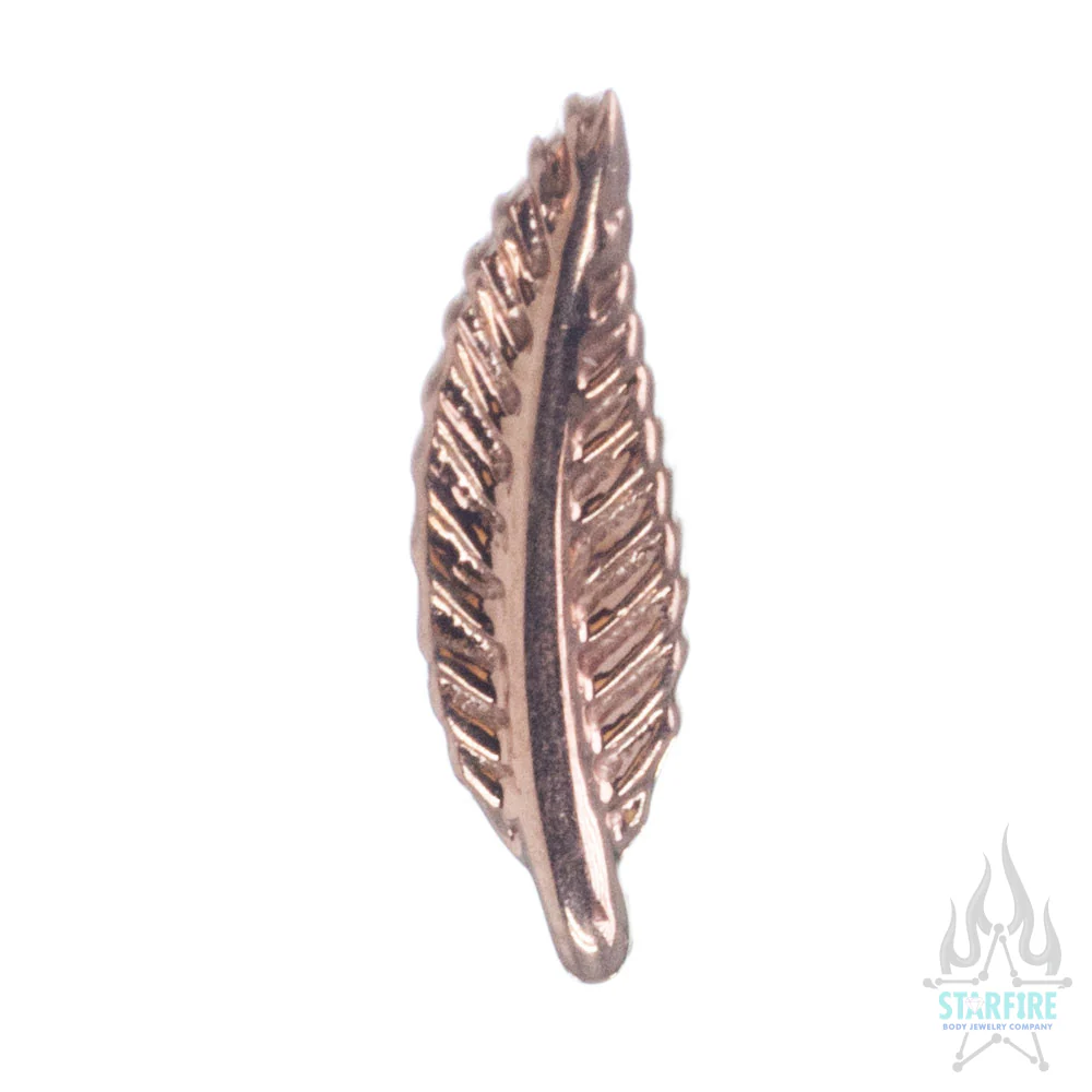 threadless: Long Leaf Pin in Gold - Image 6