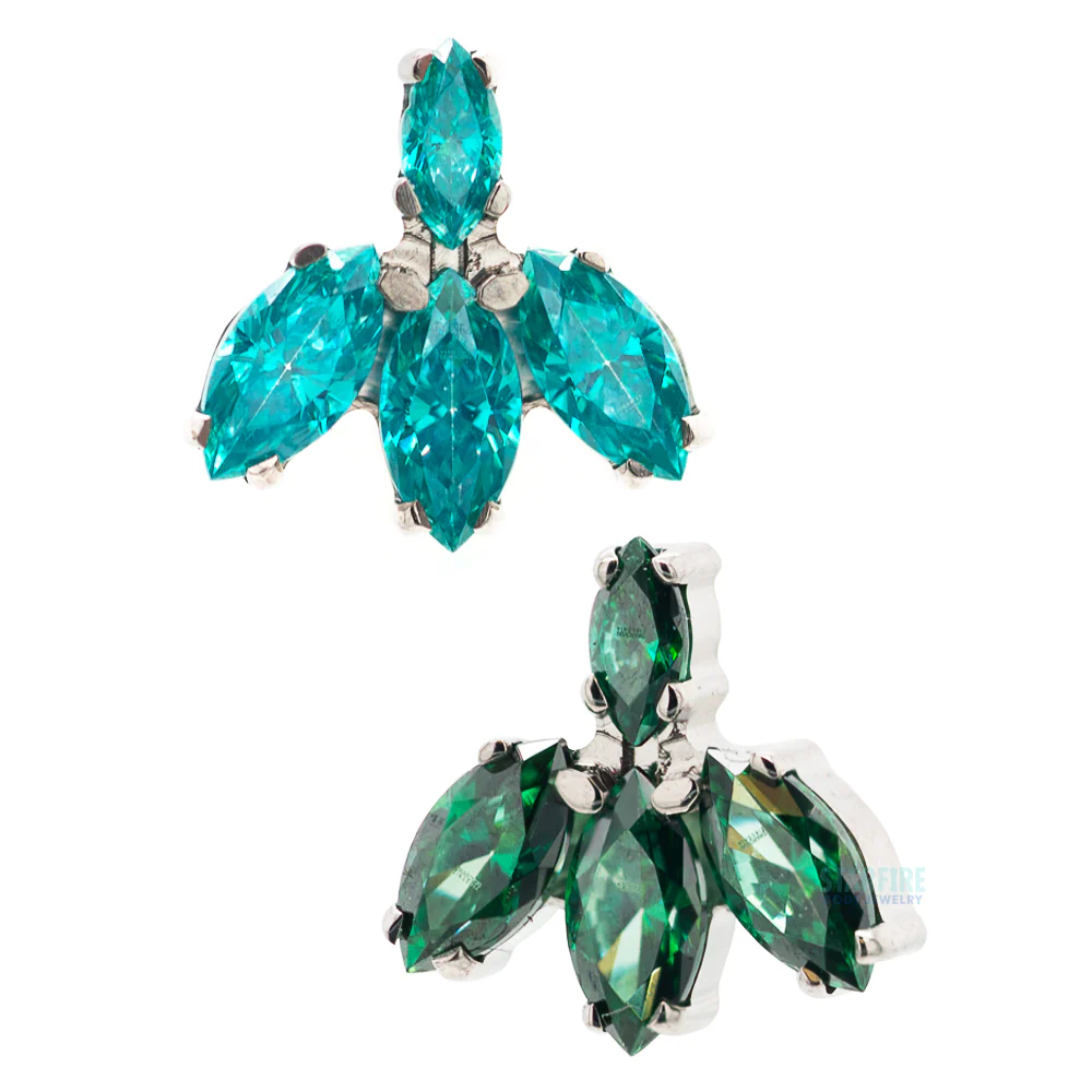 threadless: Marquise Fan #8 Faceted Gems End