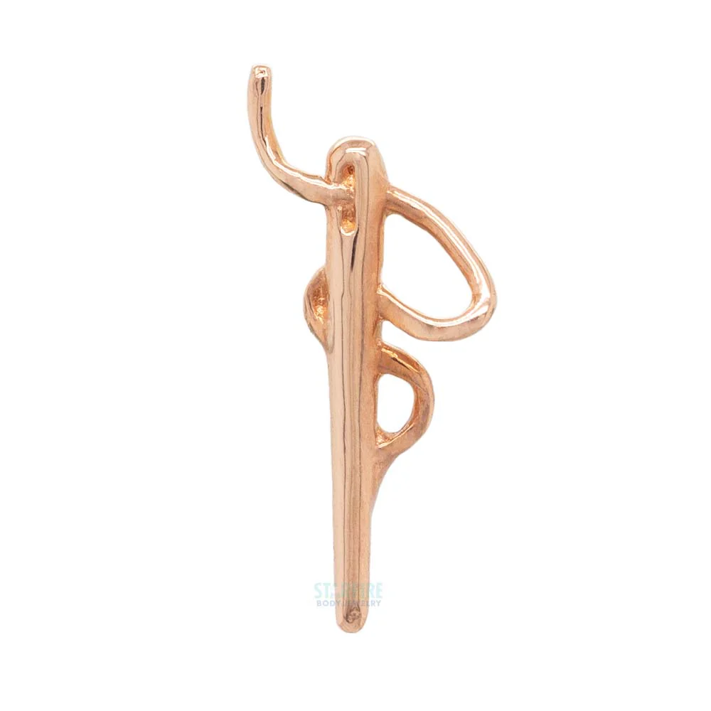 threadless: Needle and Thread End in Gold