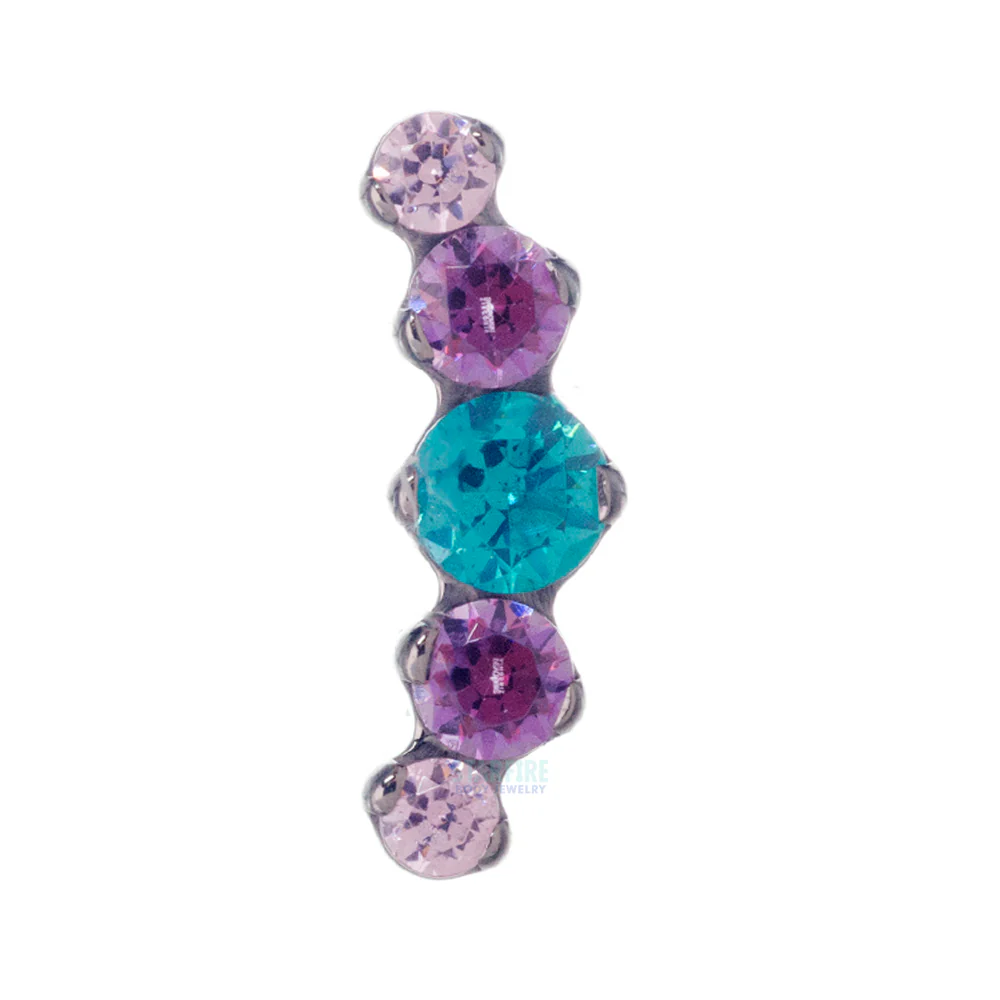 threadless: "Prium" Faceted Gem Cluster End - custom color combos - Image 10