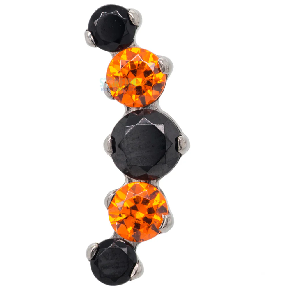 threadless: "Prium" Faceted Gem Cluster End - custom color combos - Image 11