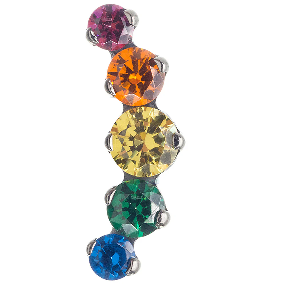 threadless: "Prium" Faceted Gem Cluster End - custom color combos - Image 4