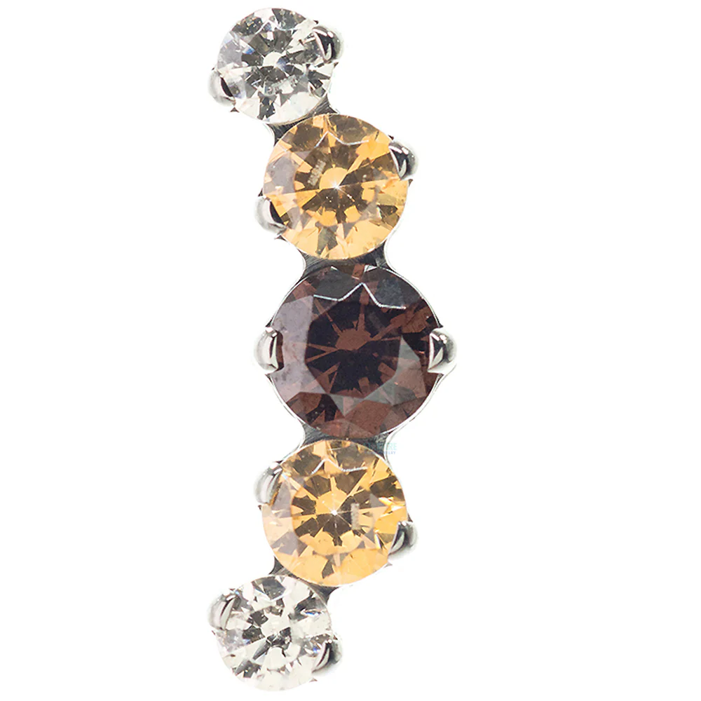threadless: "Prium" Faceted Gem Cluster End - custom color combos - Image 5