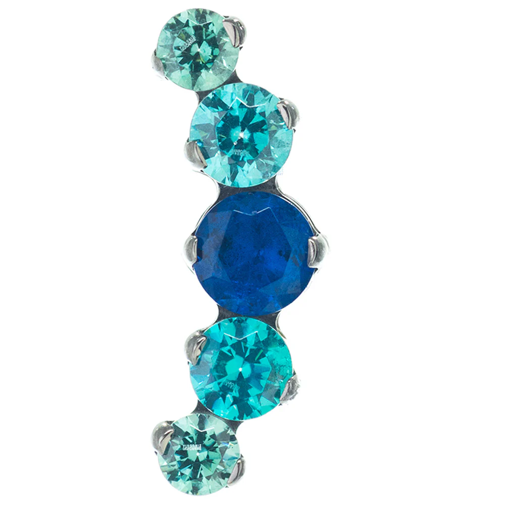 threadless: "Prium" Faceted Gem Cluster End - custom color combos - Image 6