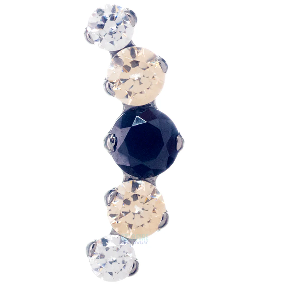 threadless: "Prium" Faceted Gem Cluster End - custom color combos - Image 8