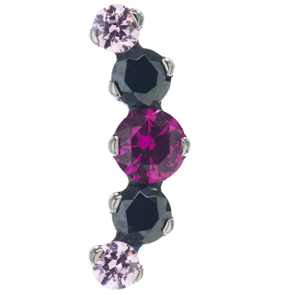 threadless: "Prium" Faceted Gem Cluster End - custom color combos - Image 9