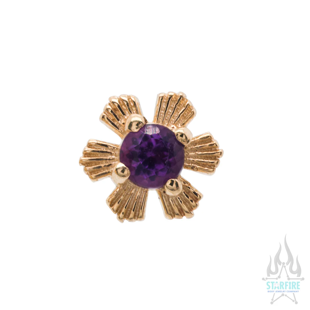 threadless: "Season" Pin in Gold with Gemstone - Image 4