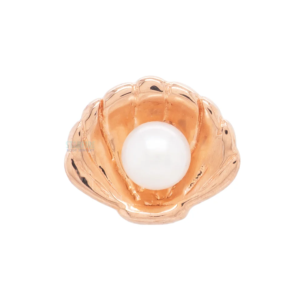 threadless: "Shellby" End in Gold with Pearl - Image 6