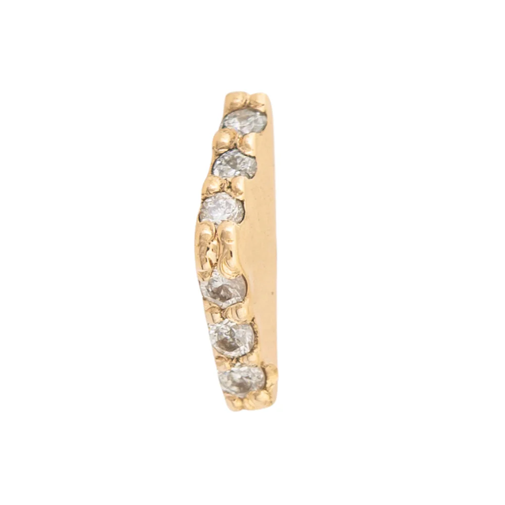 threadless: "Shrine" Pin in Gold with Gemstones - Image 7