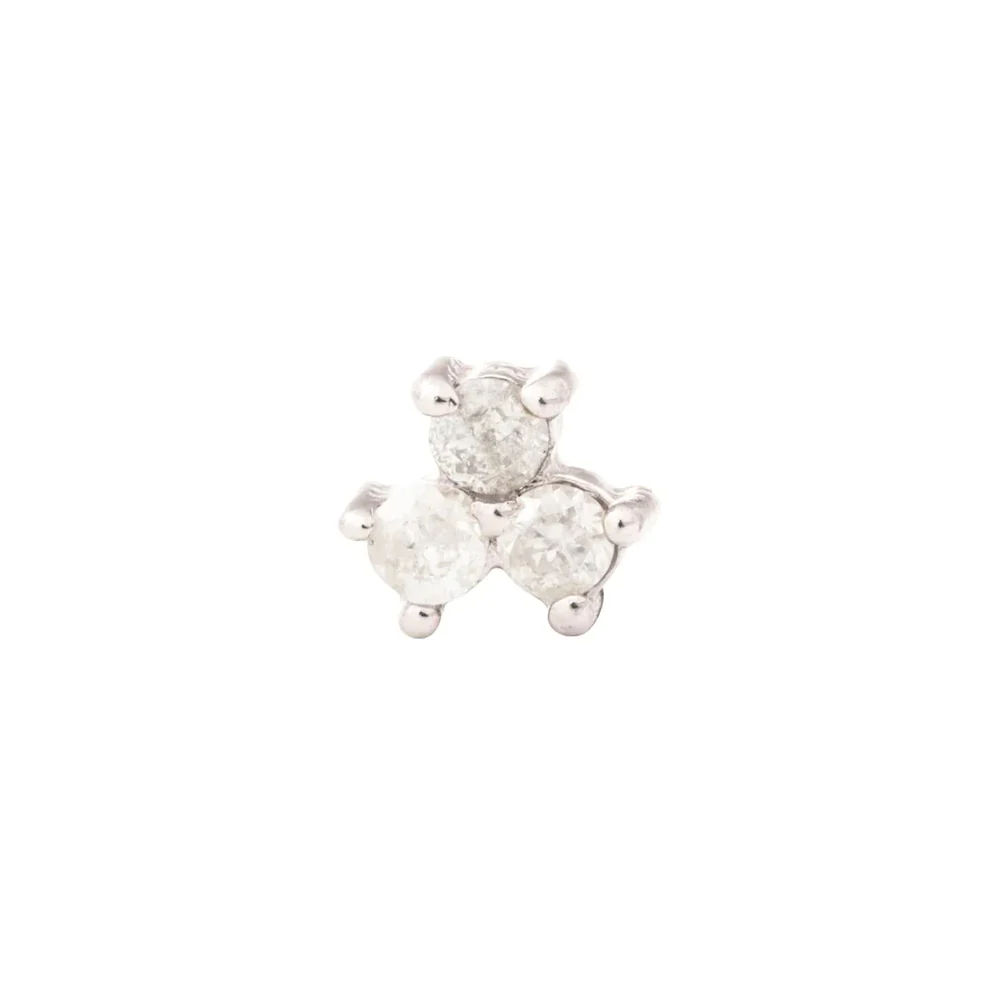 threadless: Vida Pin in Gold with Gemstones - Image 2