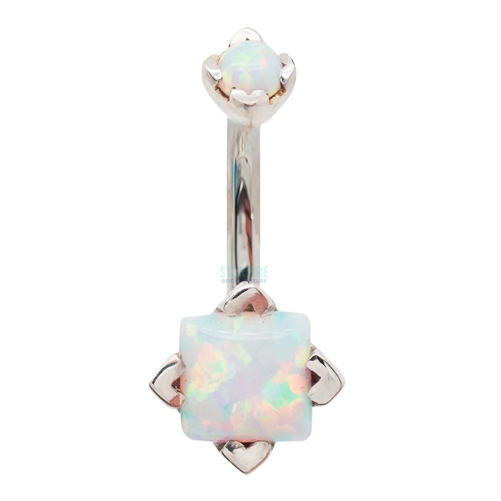 'Tres Jolie' Square / Princess Opal Navel Curve - Image 5