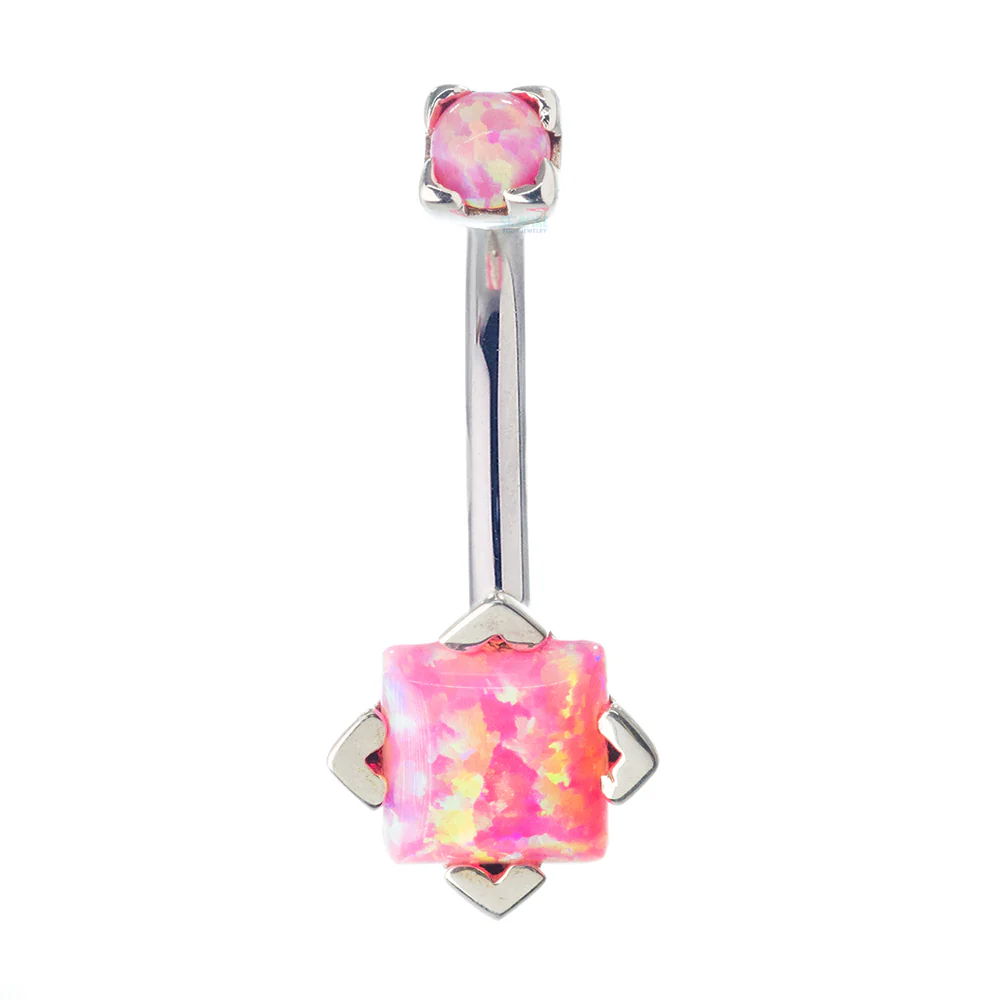 'Tres Jolie' Square / Princess Opal Navel Curve - Image 7