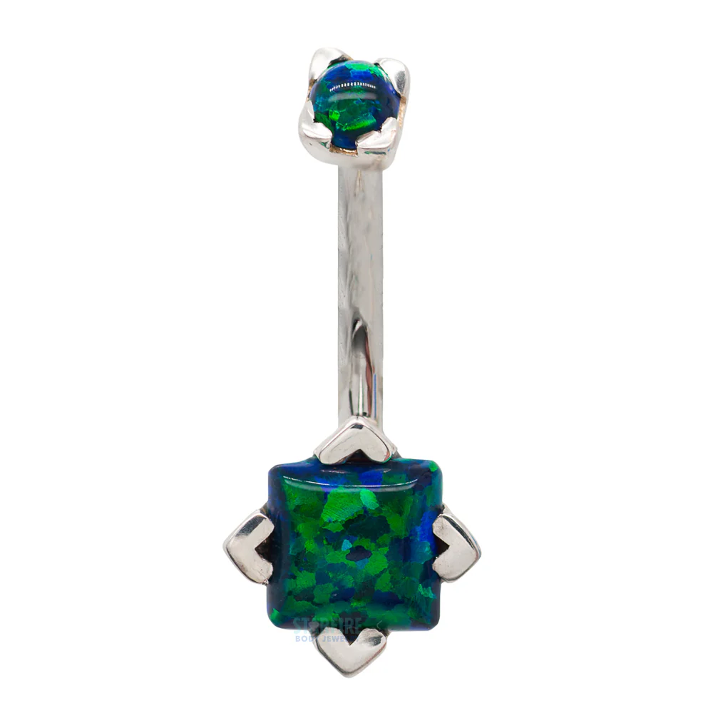 'Tres Jolie' Square / Princess Opal Navel Curve - Image 9