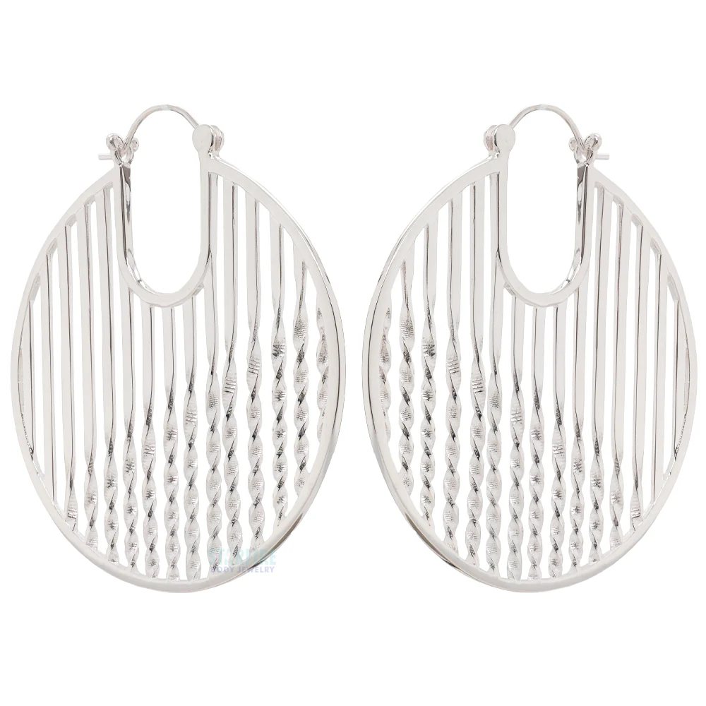 "Vanish" Hoop Earrings - Image 2
