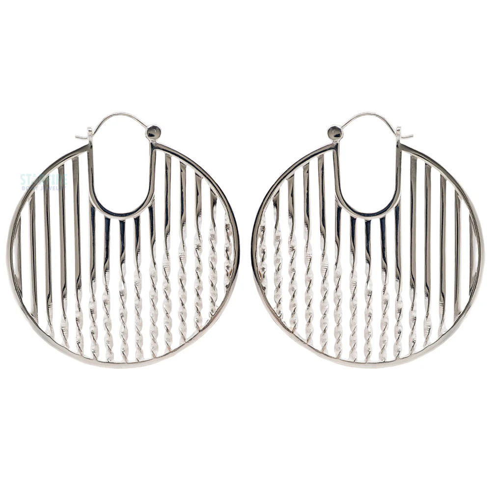 "Vanish" Hoop Earrings - Image 3