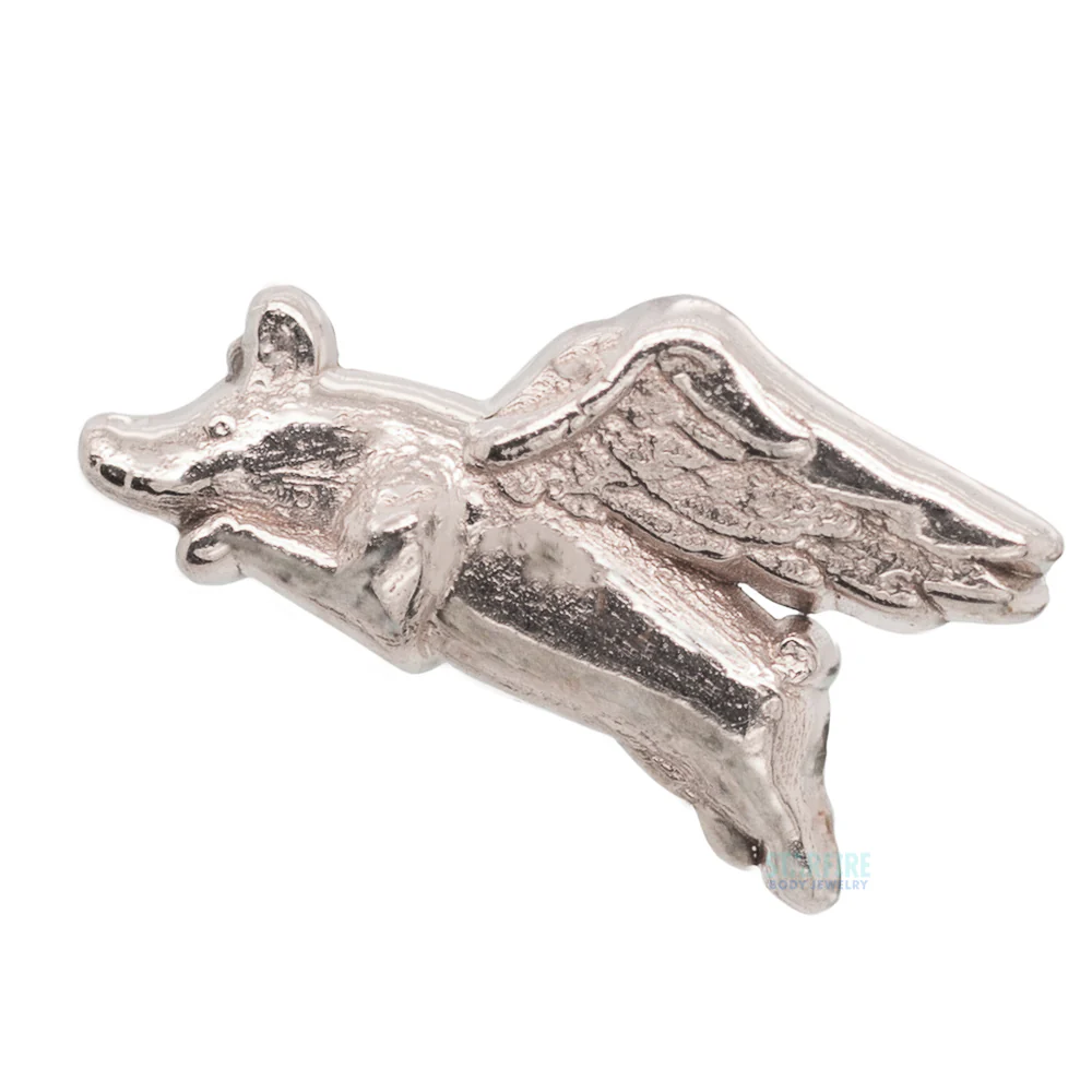 When Pigs Fly Threaded End in Gold - Image 4